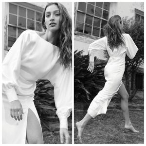 New Friend of Audrey Provence Love Full Sleeve White Wedding Gown NWT Size 8